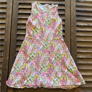 Amazon Essentials Floral Tank Dress in Pink, Green, Yellow Spring Summer XS 4/5